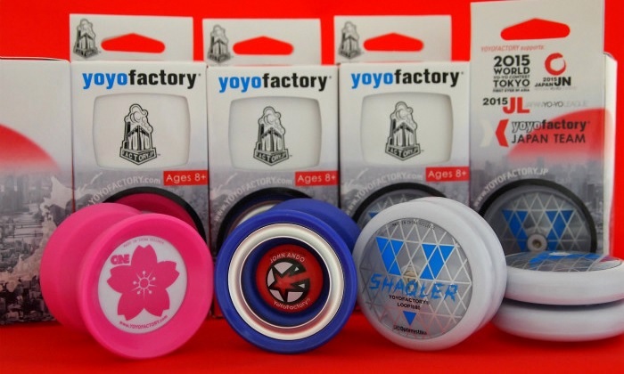 C3yoyodesign Accelerator (European Team Edition), YoYoFactory Japan Collection 2015, & Flight