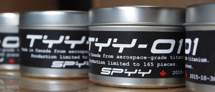 SPYY’s titanium yo-yo TYY-01 arrived at REWIND!