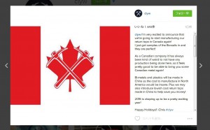 CLYW announce – Start manufacturing return top in Canada again