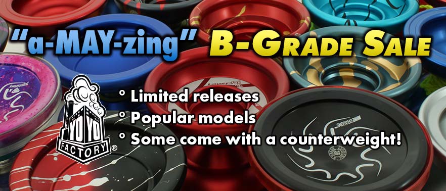 YoYoFactory a-May-zing B-Grade Sale 