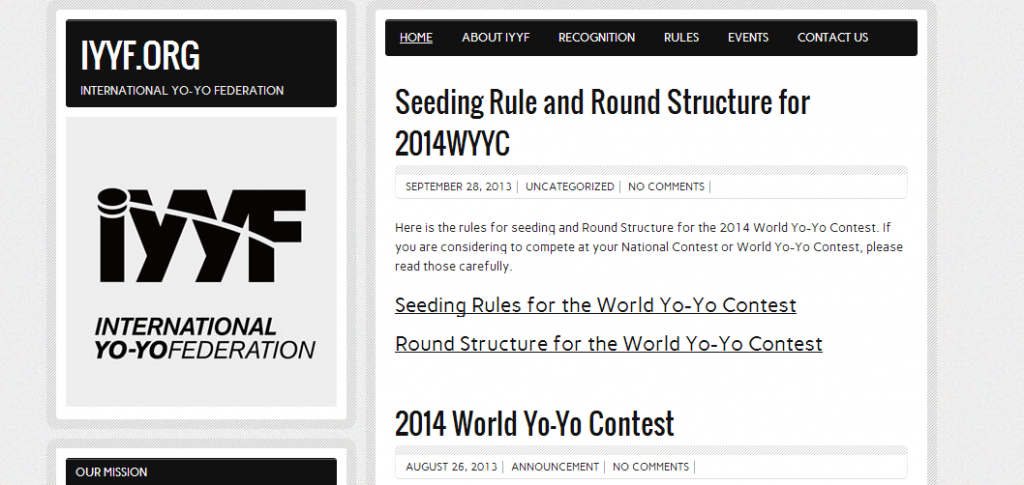 IYYF.ORG   International Yo Yo Federation