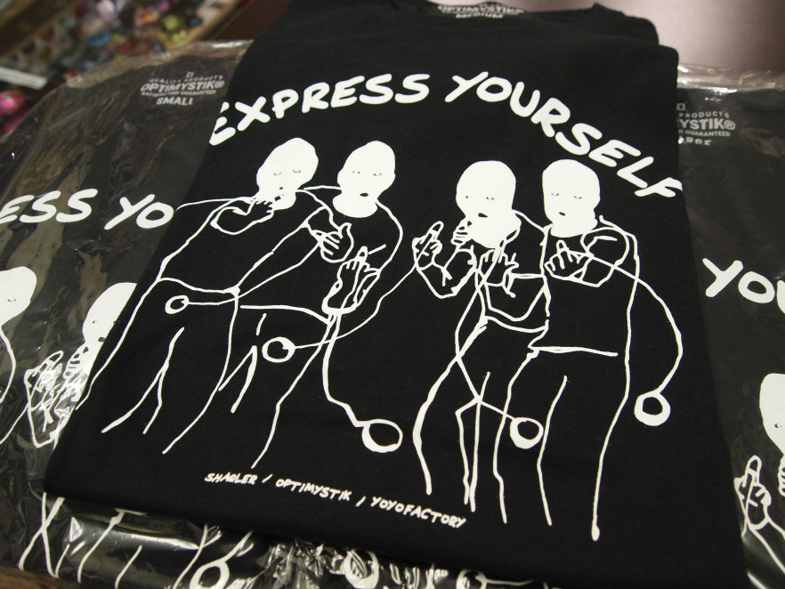 Optimystik x SHAQLER x YoYoFactory T-shirt (Express Yourself)
