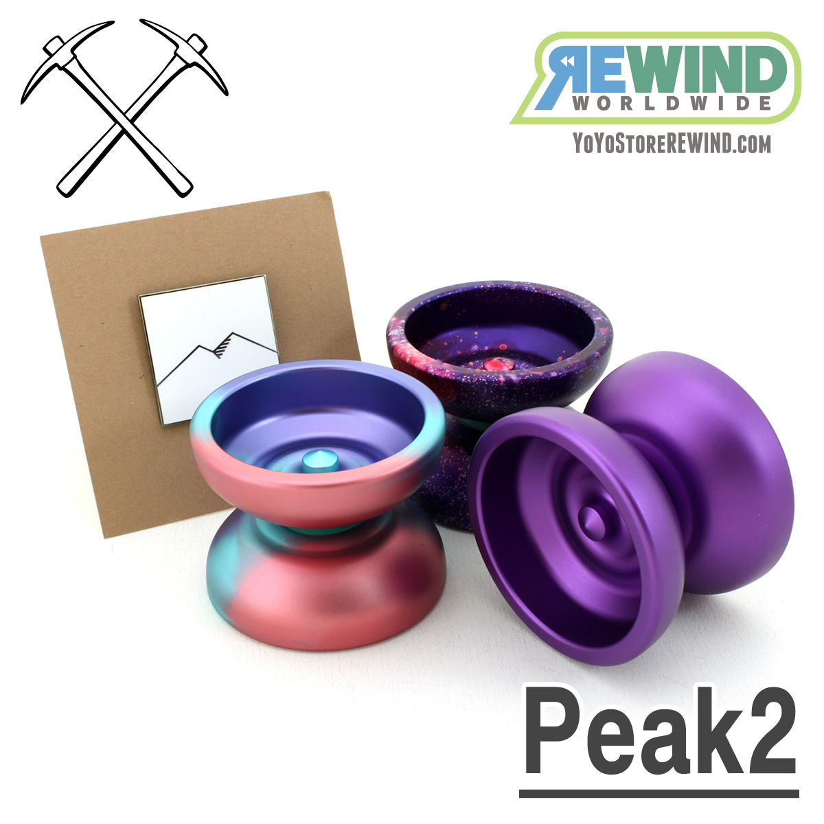 CLYW「ピーク2」「ピックアックス」新色7月19日11時販売開始